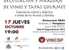 Cartel evento Restaurante OBAS VINESP