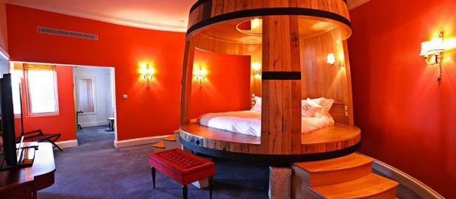 Habitación barrica Hotel Yeatman Oporto