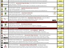 Hoja de Pedido y Precios de vinos