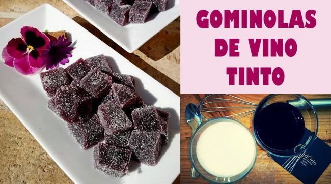 Gominolas de vino tinto