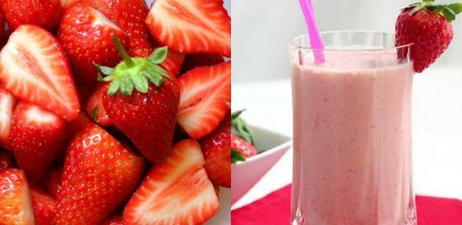 Batido de leche condensada y vino