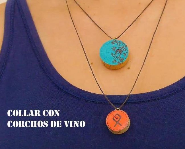Collar con Corchos de Vino