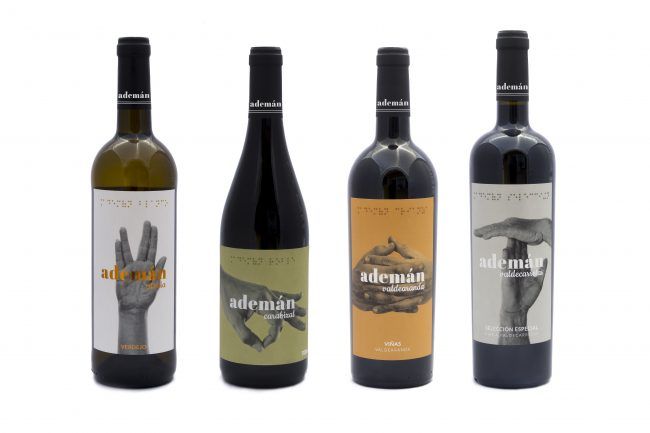 Ademan Bodega y Viñedos Maires vino con etiquetado en braille
